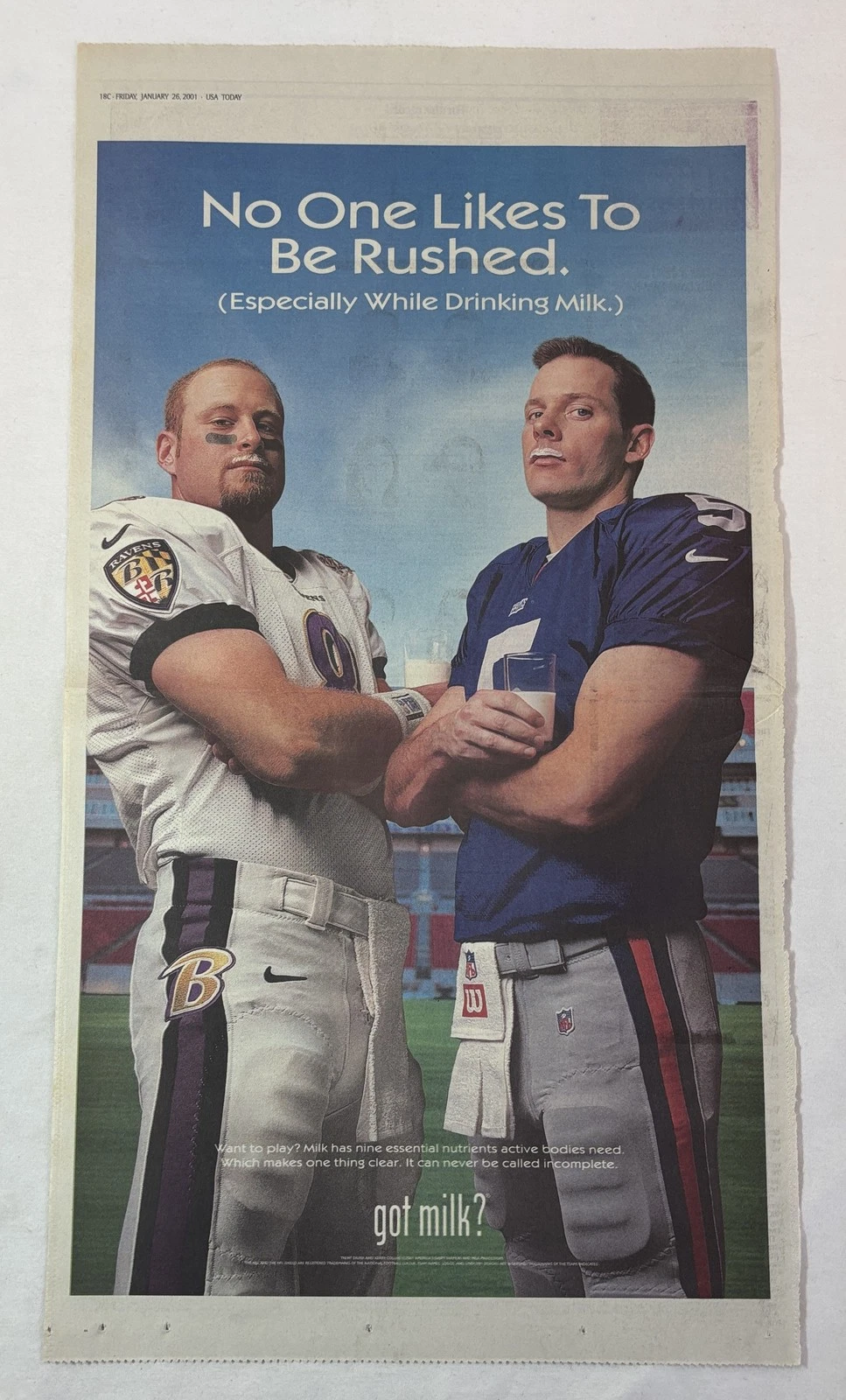 Trent Dilfer / Kerry Collins - Super Bowl XXXV
