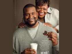Shaquille O'Neal & mom