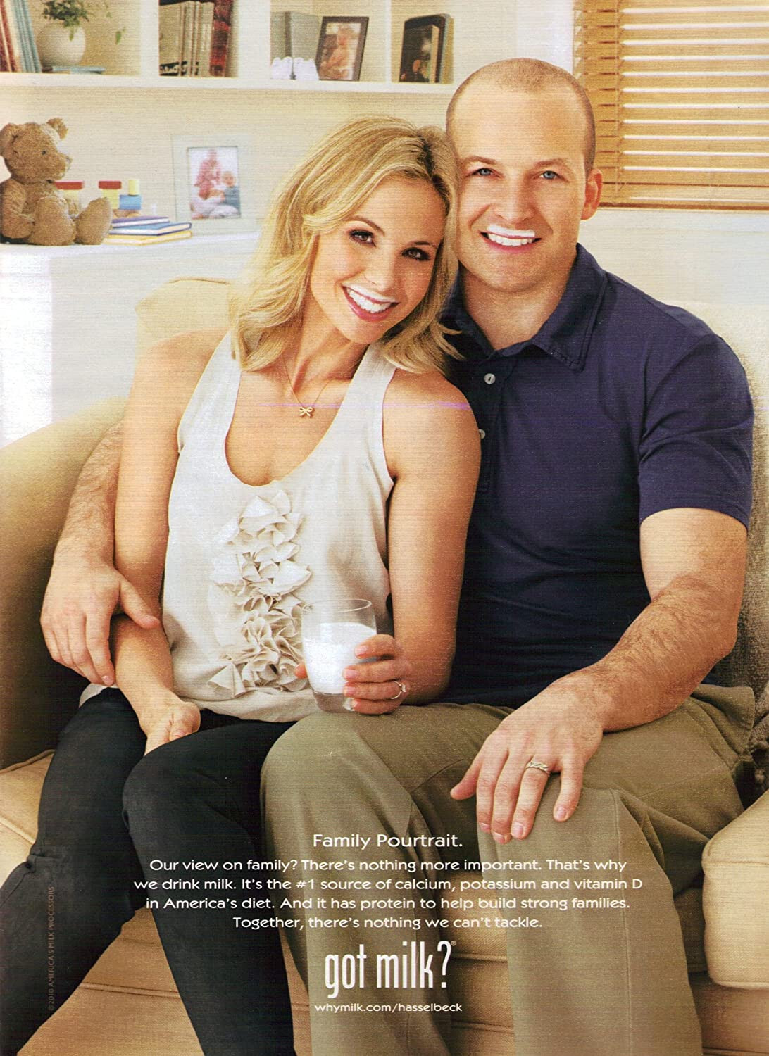 Tim & Elisabeth Hasselbeck family — seller scan