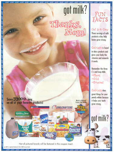 Thanks Mom! Milk Moo-ney promotion