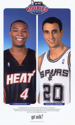2003 Rookie of the Month - Caron Butler & Manu Ginobili