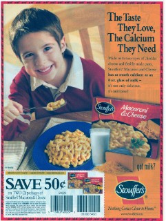 Stouffer's advertising supplement