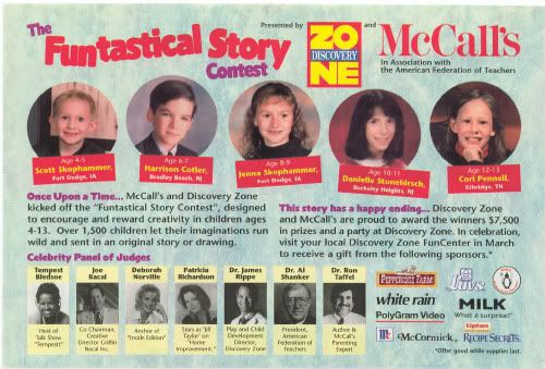 Funtastical Story Contest Winners