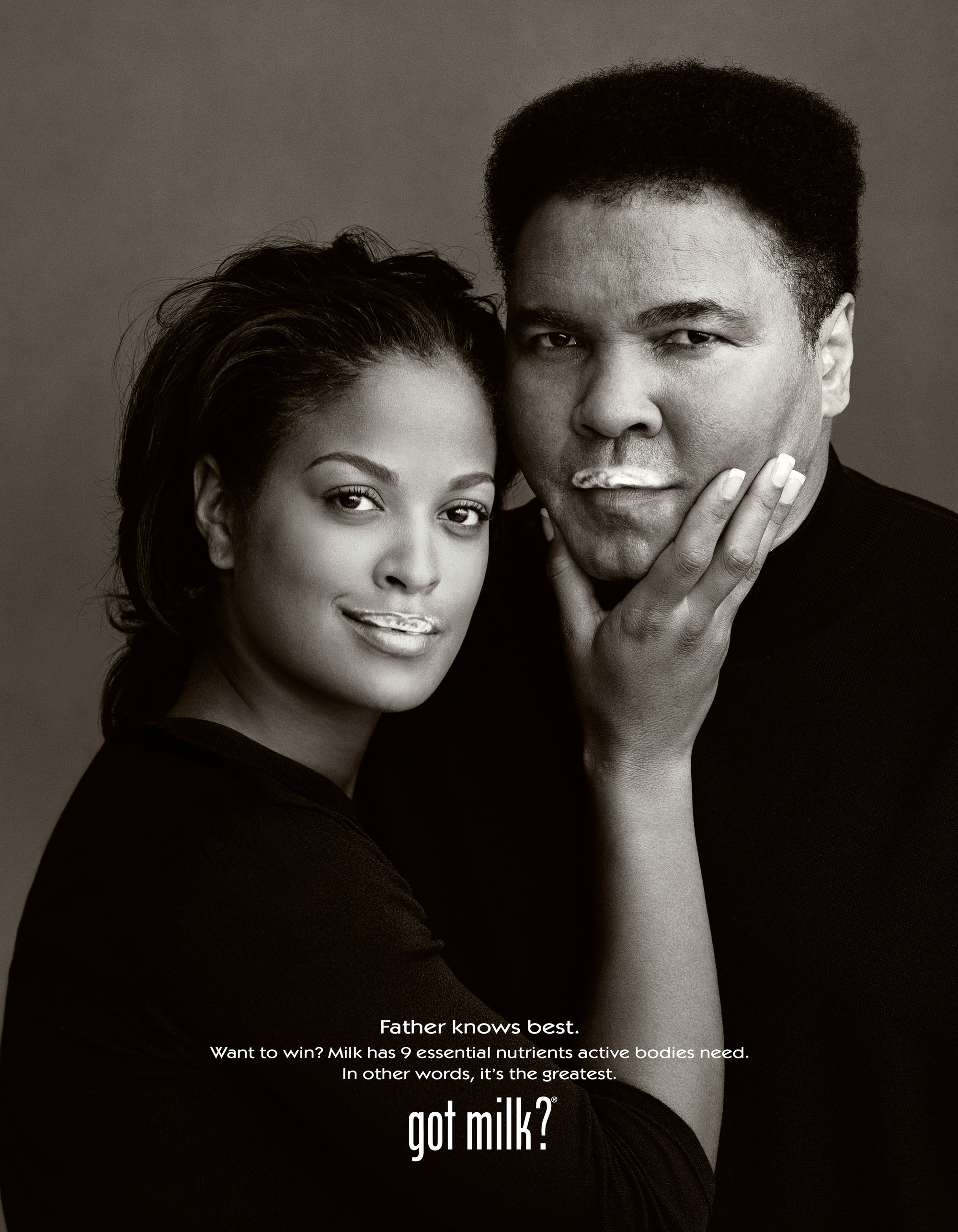 Muhammad Ali & Laila Ali — Ebony April 2001