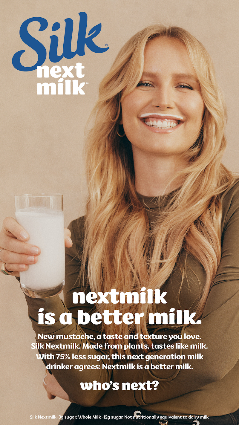 Sailor Brinkley Cook — Silk Nextmilk plant-based ’stache
