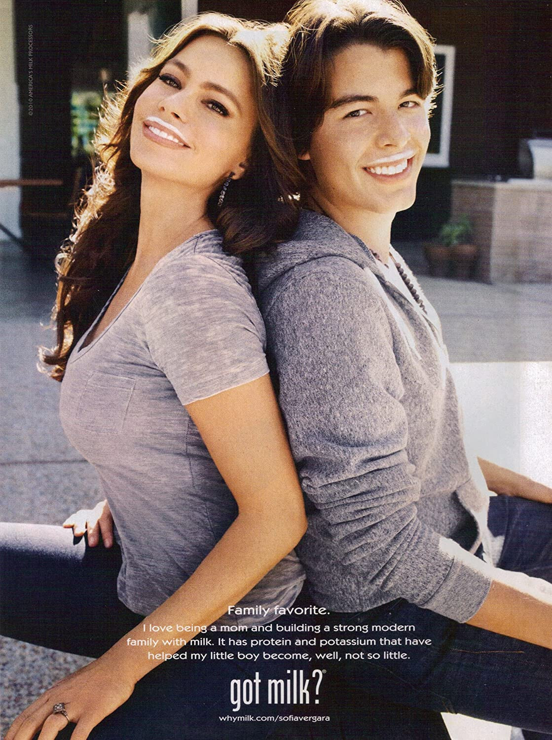 Sofia Vergara + son Manolo — Family Favorite
