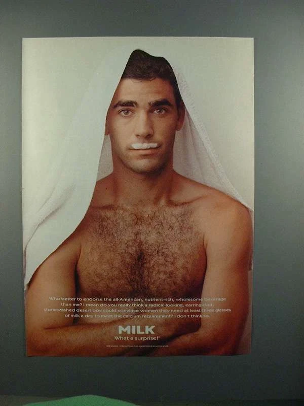 Original period print scan — MILK. What a Surprise!