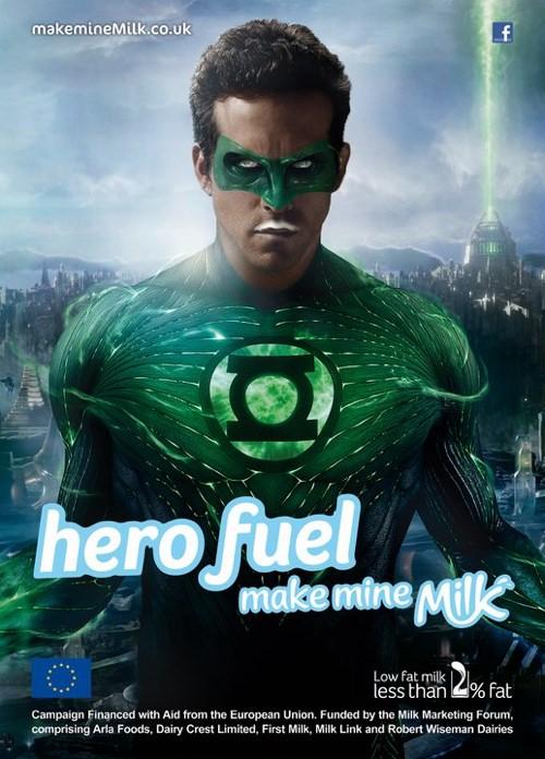 Ryan Reynolds — Make Mine Milk UK “Hero Fuel”