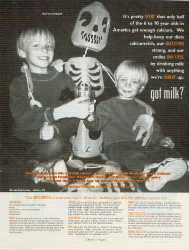 Nic and Sam Larson - Family Fun Milk Mustache Photo Contest winners