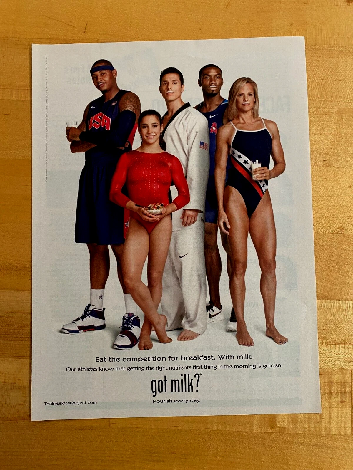 Carmelo Anthony / Aly Raisman / Steven Lopez / Kerron Clement / Dara Torres