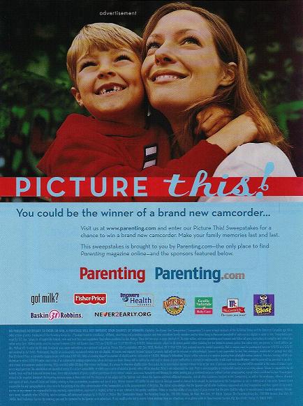 Picture This sweepstakes — 2005 Parenting promotion