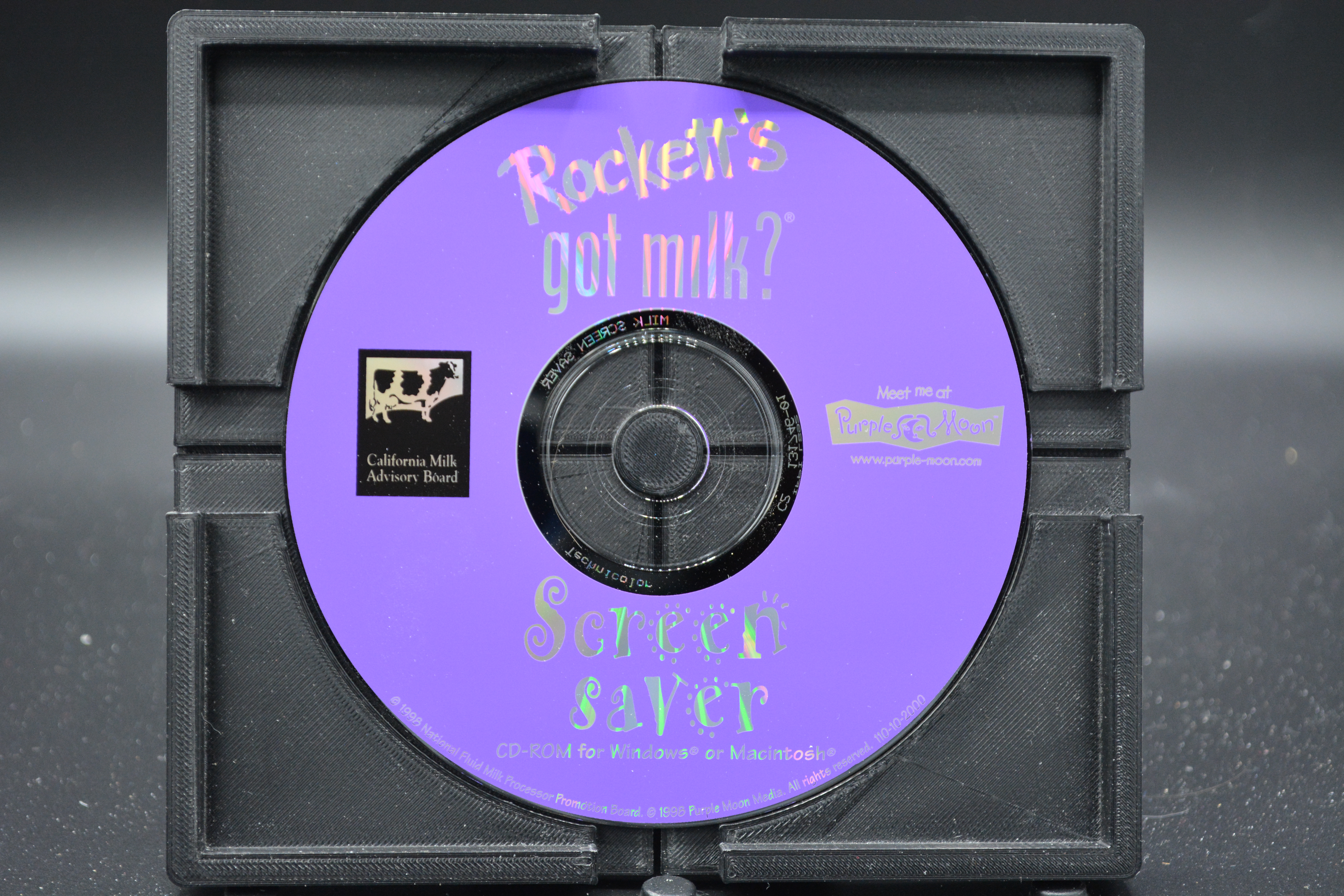 Original 1998 promotional CD-ROM — disc