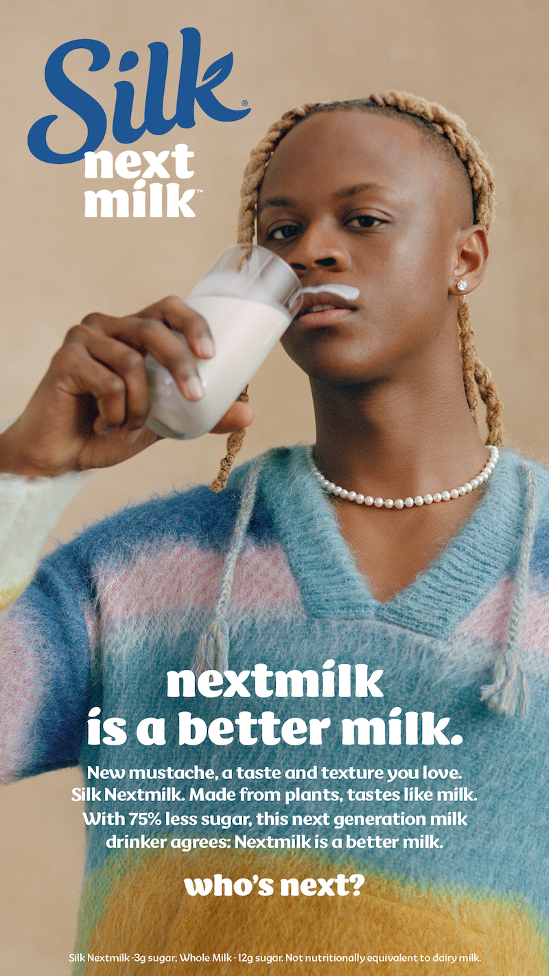 Myles O'Neal — Silk Nextmilk plant-based ’stache