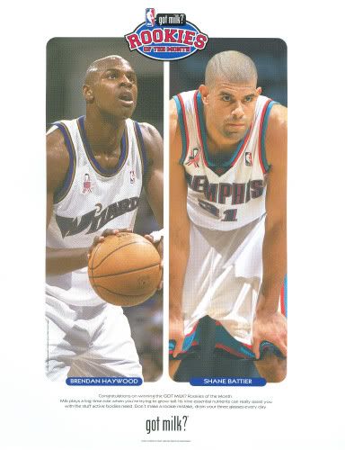 2002 Rookie of the Month - Haywood & Battier