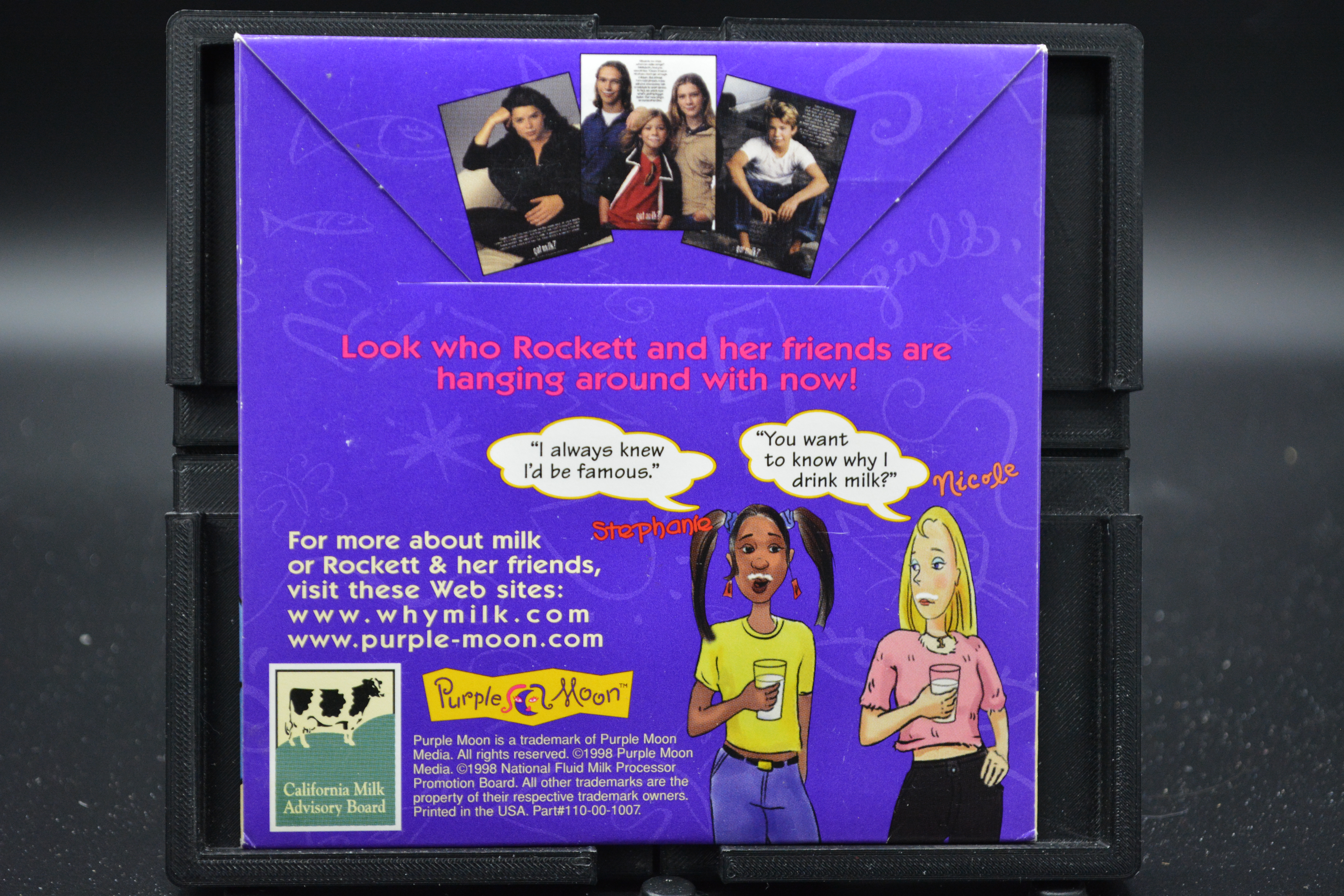 Original 1998 promotional package — back