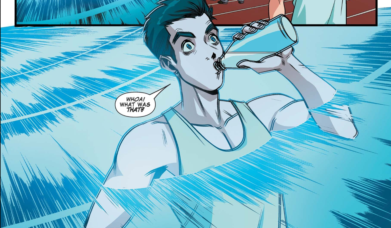 The Blue Bounder #1 interior excerpt
