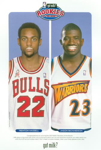 2002 Rookie of the Month - Hassell & Richardson