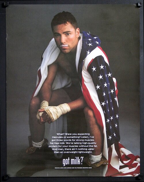 Oscar De La Hoya — 30×23 display poster
