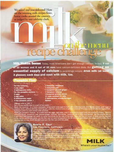 Milk on the Menu Recipe Challenge Winners
