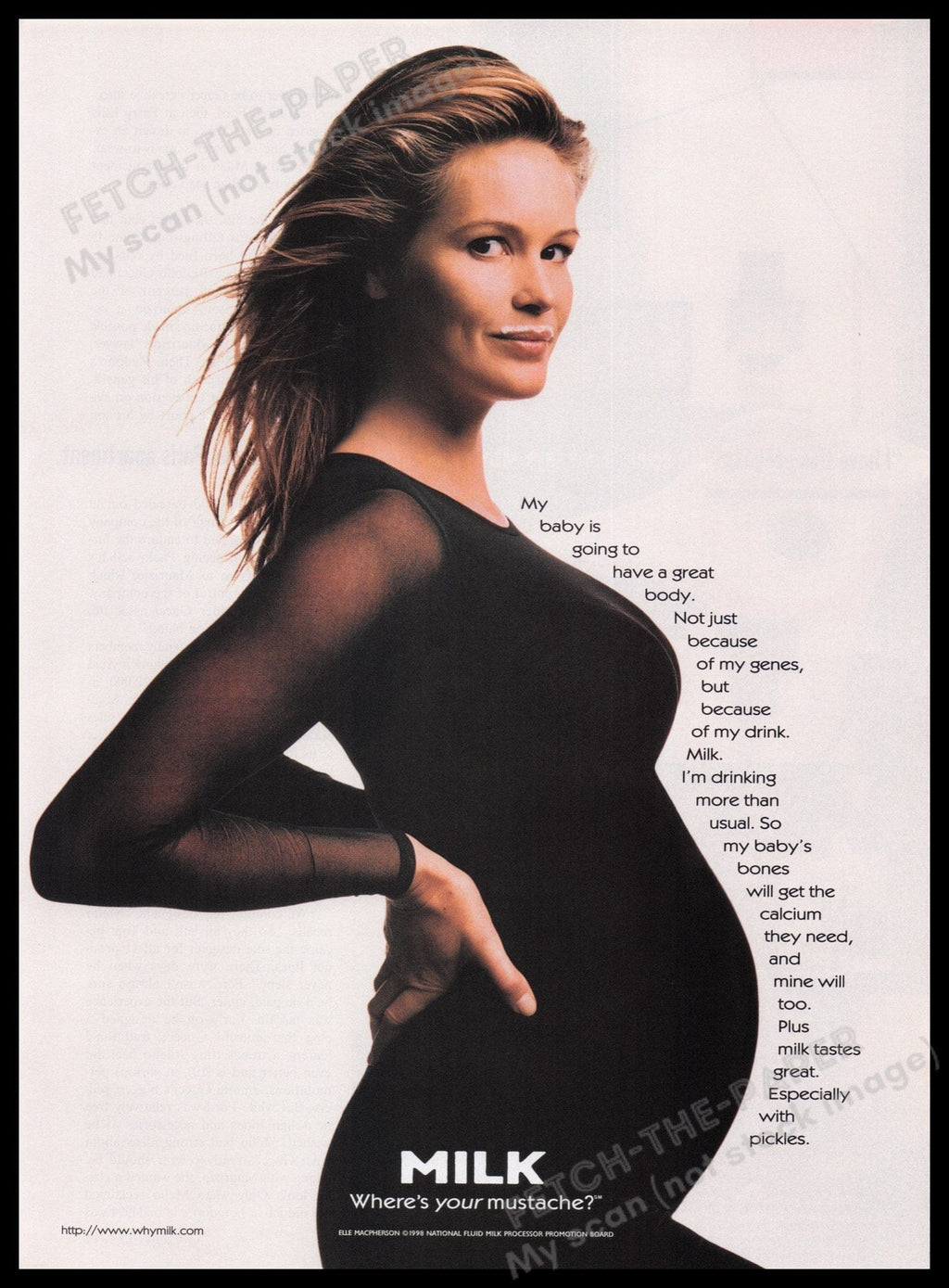 Period dealer scan — pregnant ad