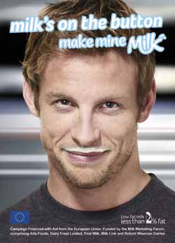 Jenson Button — Make Mine Milk UK