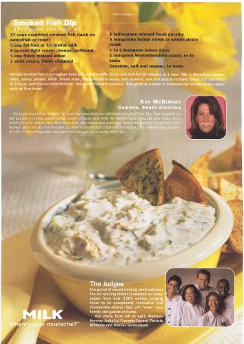 Milk on the Menu Recipe Challenge Winners p2 — MWYM 1998 — the collector historical scan