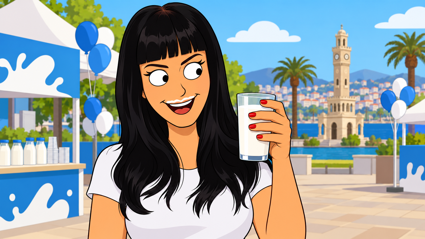 Original illustration for Süt Bıyığı