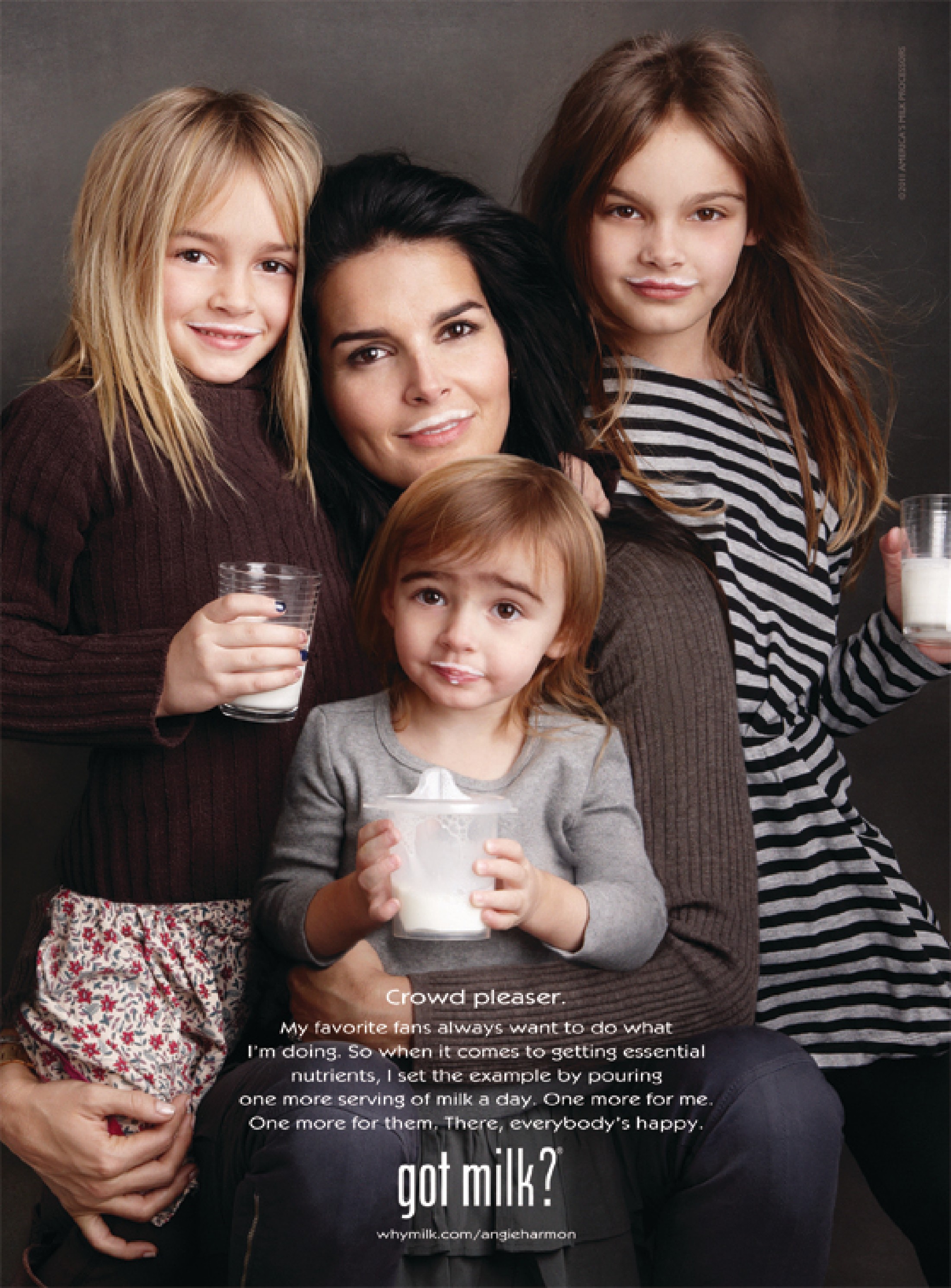 Angie Harmon & kids - second