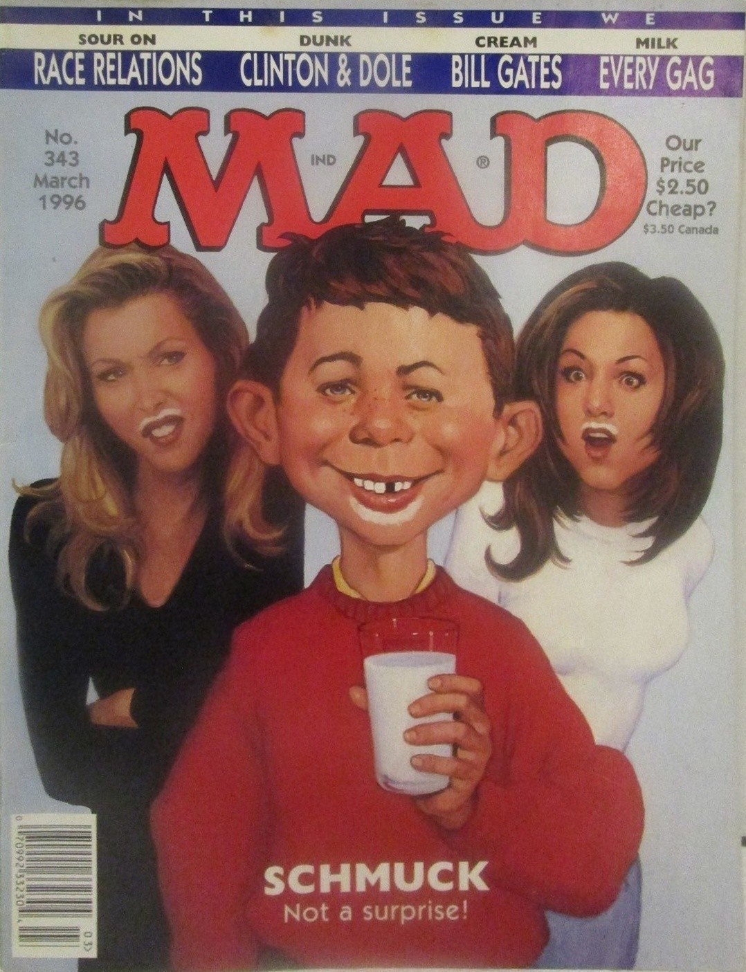 MAD 343 Schmuck - Not a surprise! milk parody