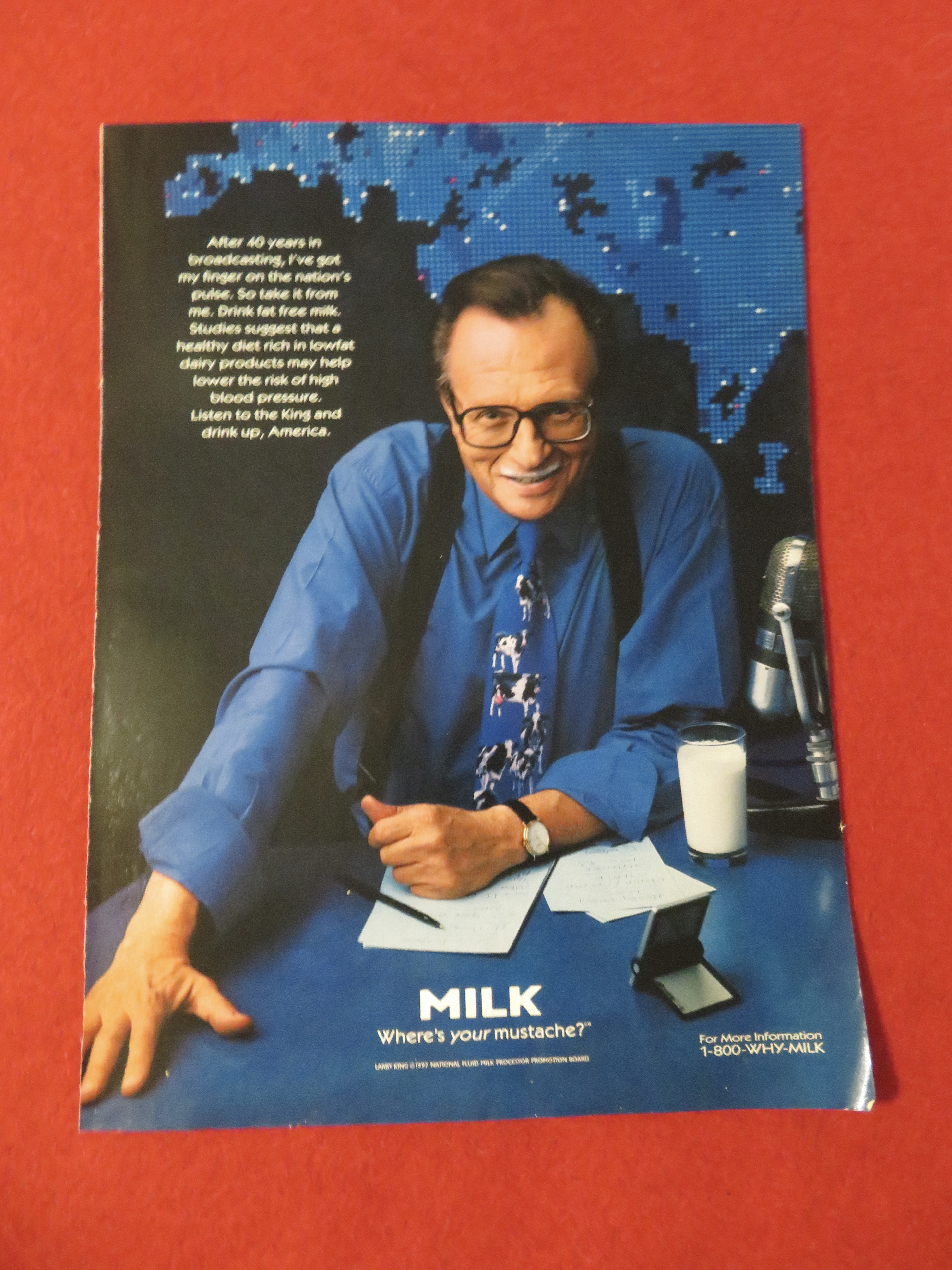 Larry King — TIAS original-paper scan