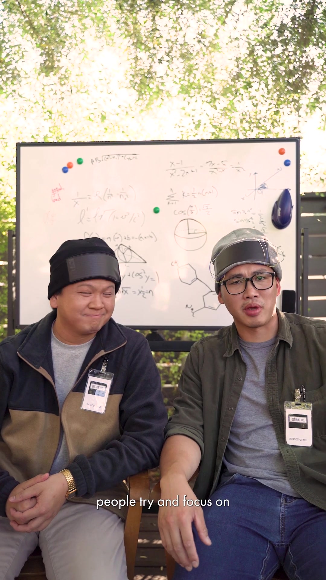 Still from Get Real Inc Inventions: Thinking Cap