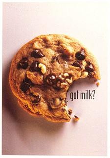 got milk? poster — chocolate chip cookie (California)