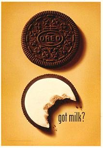 got milk? poster — Oreo cookies (California)