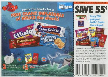 Keebler Bruce the Shark Offer (coupon/supplement ad)