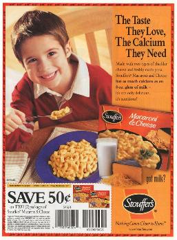 Stouffer's Macaroni & Cheese (coupon/supplement ad)