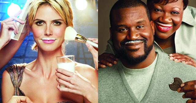 Shaquille O’Neal + Heidi Klum campaign announcement