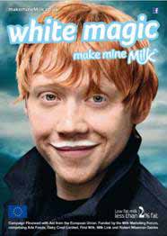 Rupert Grint — Make Mine Milk UK “White Magic”