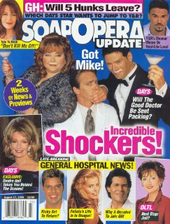 Nancy, Craig and Dr. Mike — Got Mike! (Soap Opera Update cover)