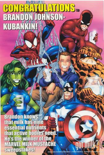 Brandon Johnson-Kubankin - Marvel Milk Mustache Sweepstakes winner
