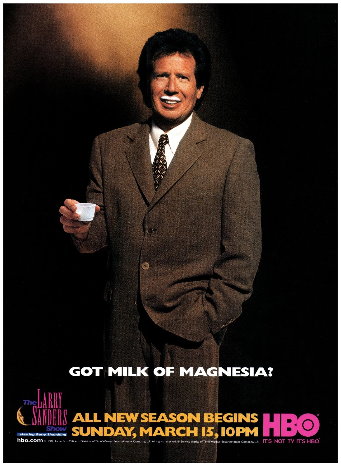 The Larry Sanders Show — “GOT MILK OF MAGNESIA?” HBO promo