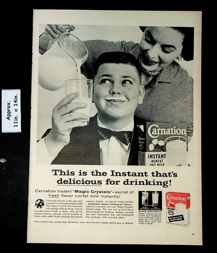 Carnation Magic Crystals — Mom and Son, 1957