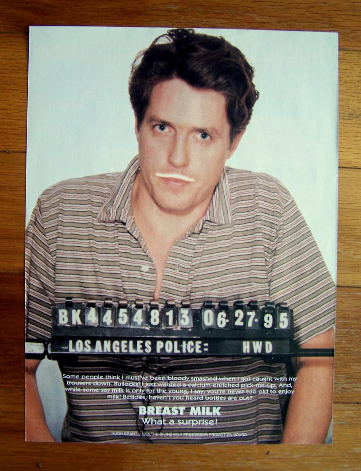 Hugh Grant BREAST MILK What a surprise Cracked parody