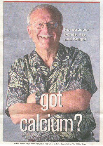 Bob Knight — “got calcium?” parody