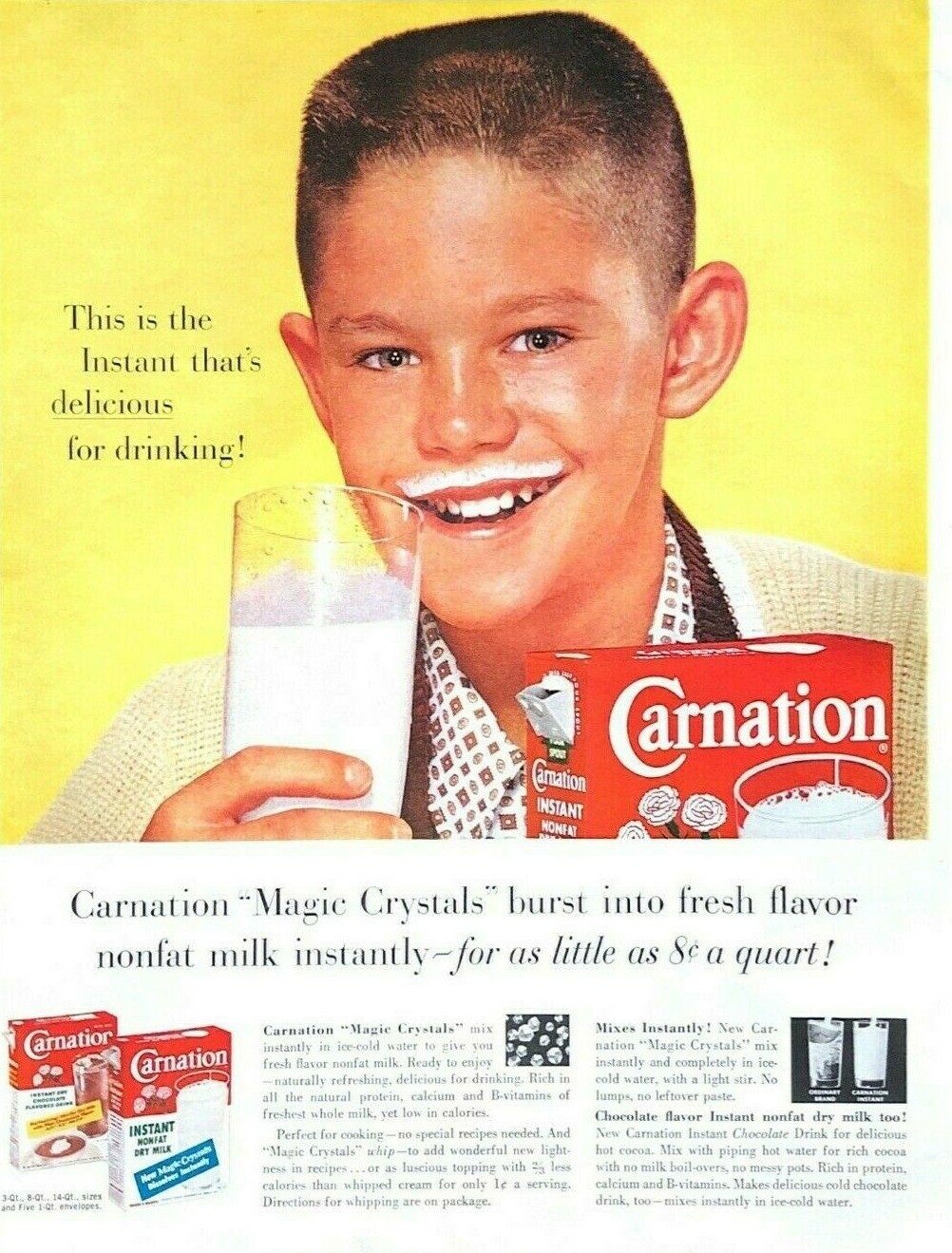 Carnation “Magic Crystals” — Yellow-Background Boy