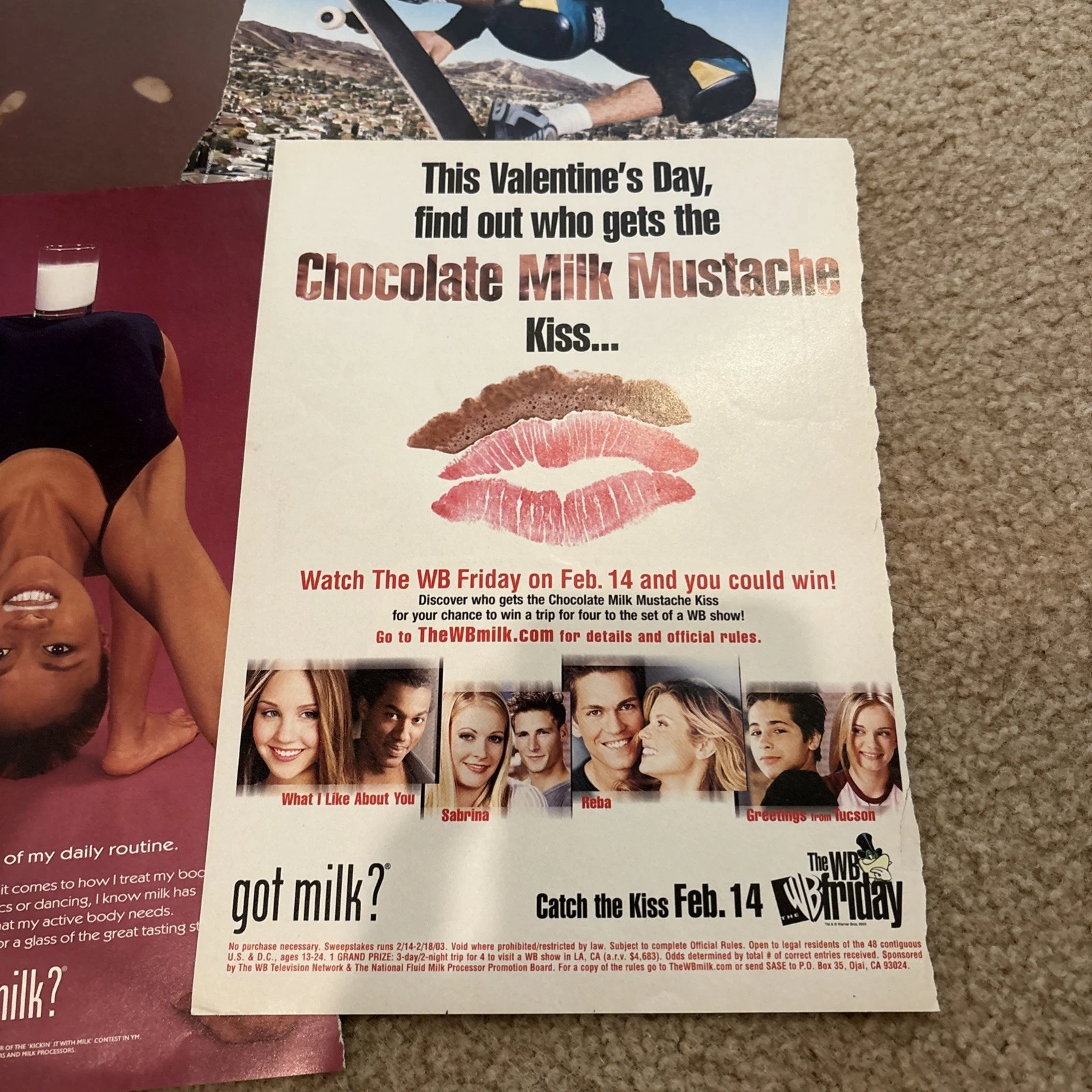 WB Chocolate Milk Mustache Kiss Contest