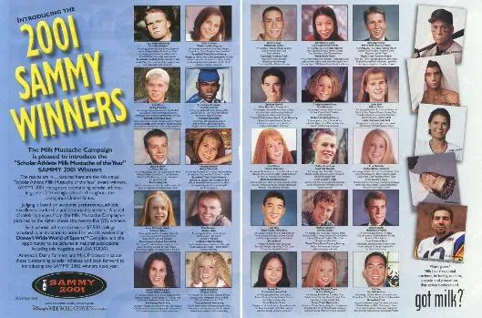 2001 SAMMY Winners — recovered collector archive scan