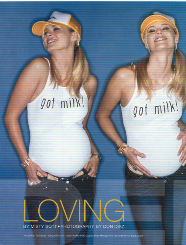 ePregnancy Magazine — “got milk!” pregnancy parody set