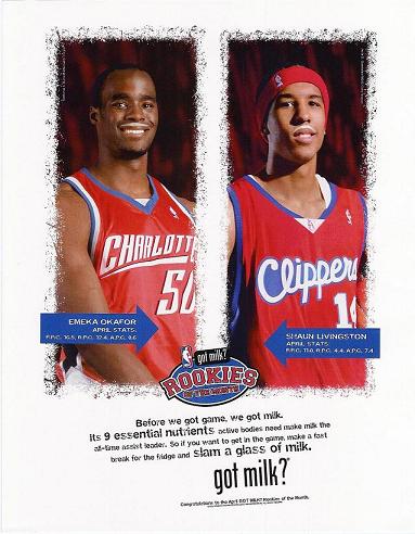 2005 Rookie of the Month - Emeka Okafor & Shaun Livingston