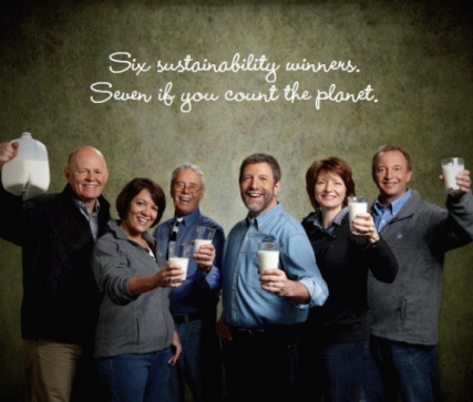 2012 U.S. Dairy Sustainability Award winners Milk Mustache advertisement