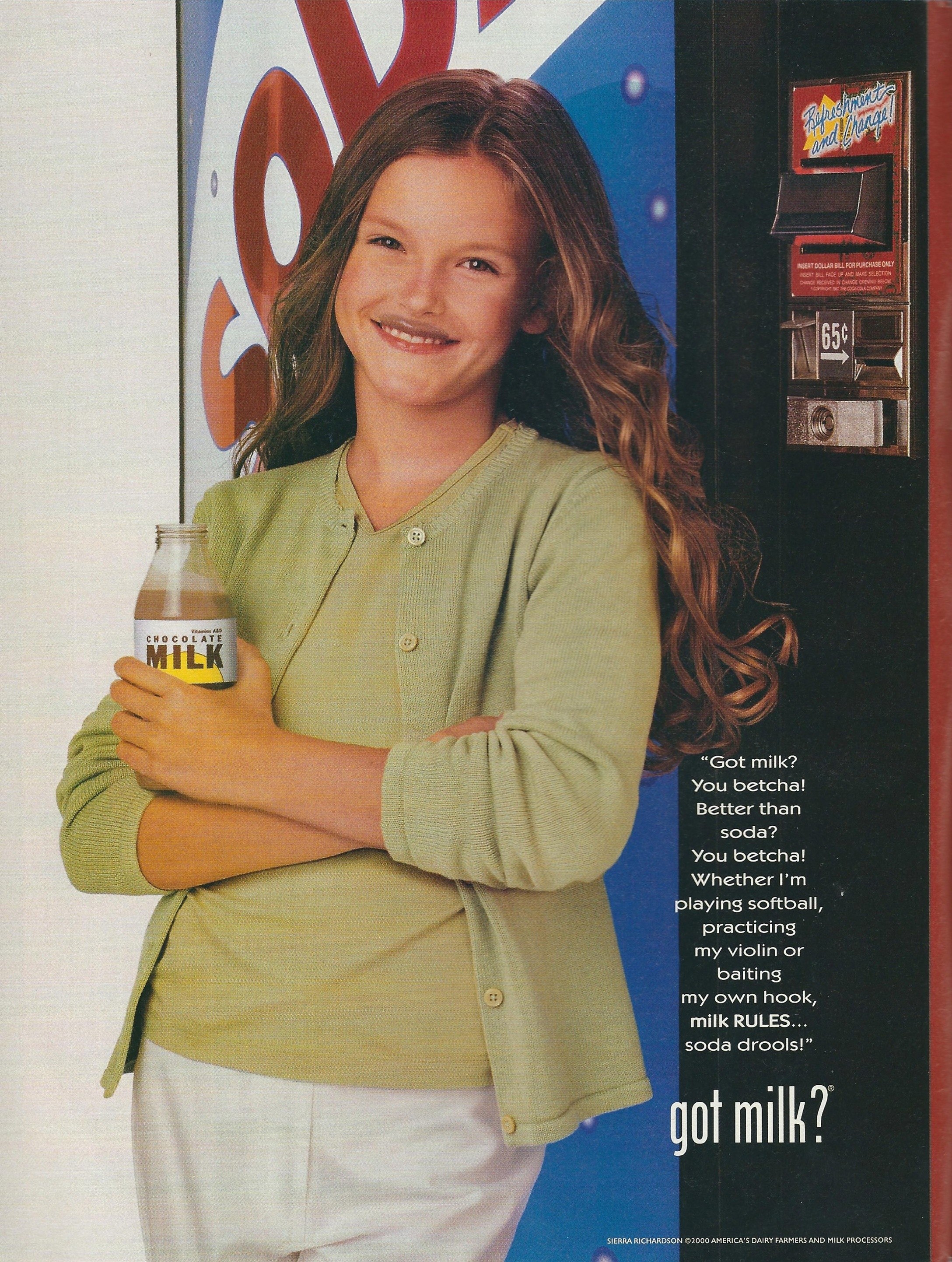 Sierra Richardson - Chocolate Milk Mustache Contest winner